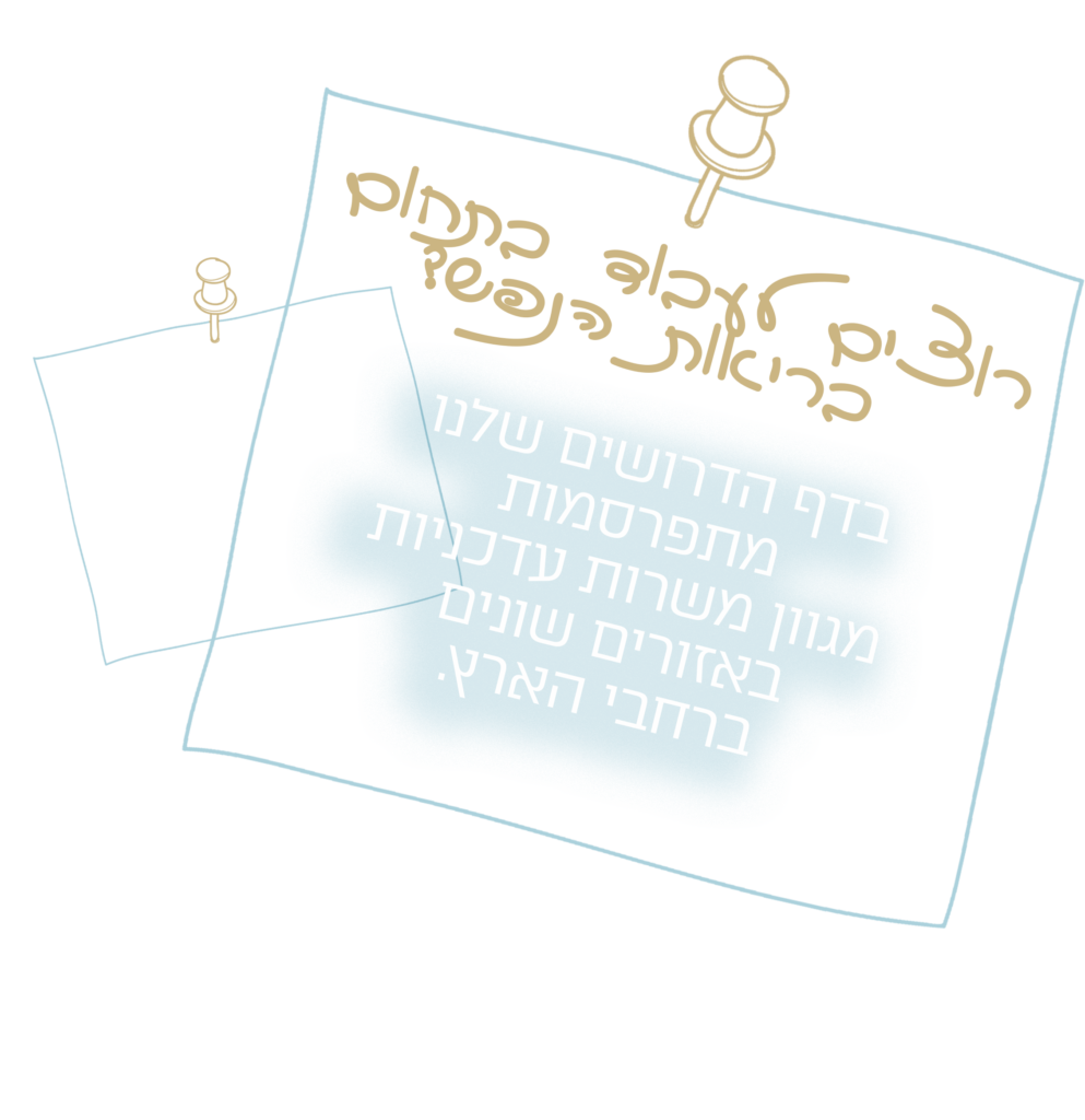 מודעה עם כיתוב כתאור ללוח דרושים